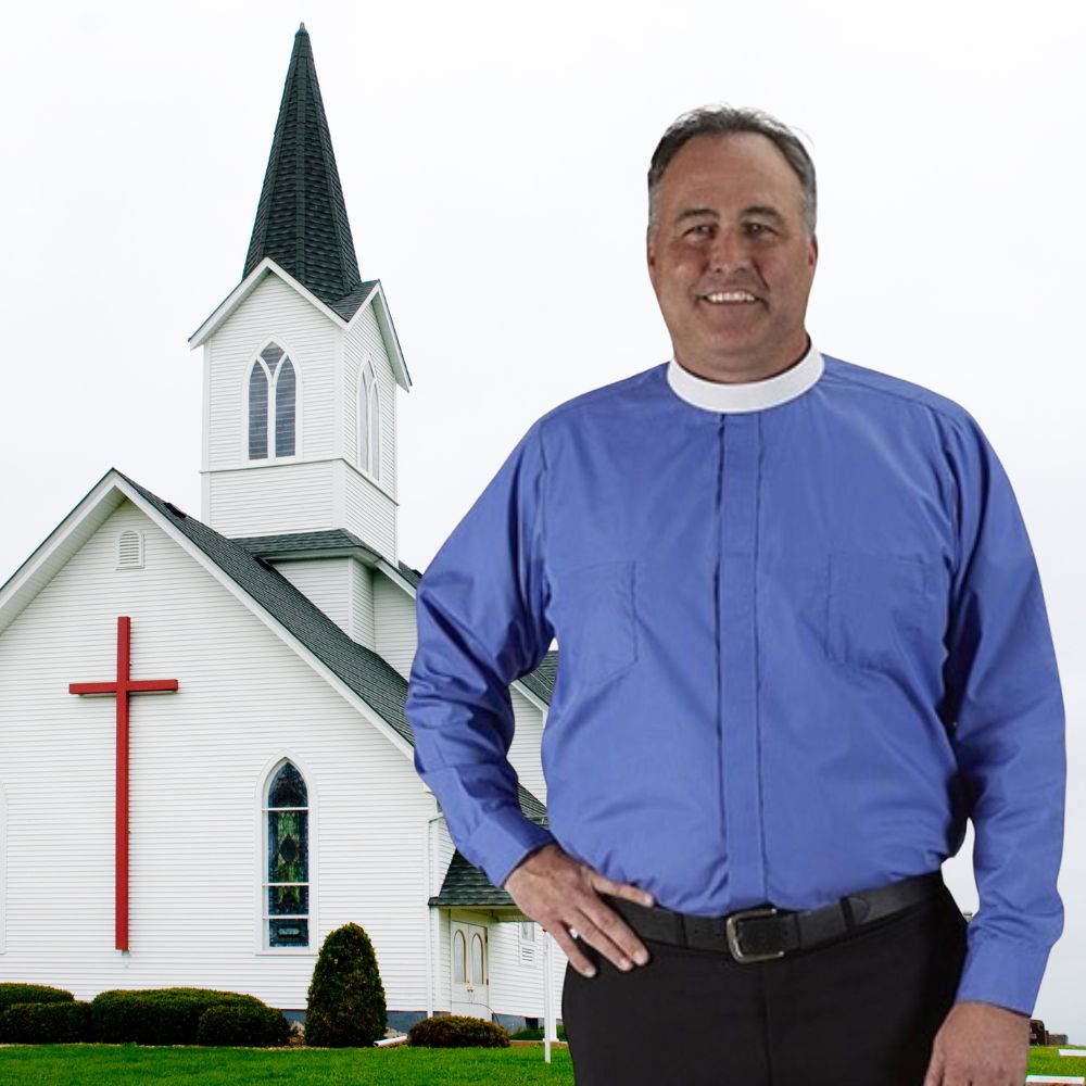 Royal Blue Clergy Shirts 