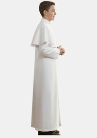 Imperial Altar Assistant White Cassock for Boys