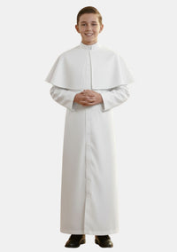 Imperial Altar Assistant White Cassock for Boys