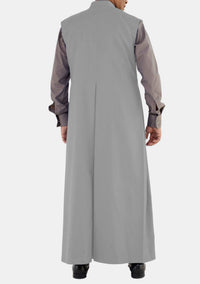 Abdiel Sleeveless Clergy Robe Gray
