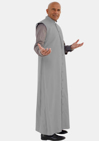 Abdiel Sleeveless Clergy Robe Gray