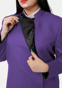 Anglican Roman Purple Cassock For Women
