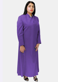 Anglican Roman Purple Cassock For Women