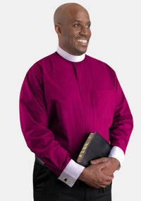 Bishop Purple Full Collar eClergy's Shirts