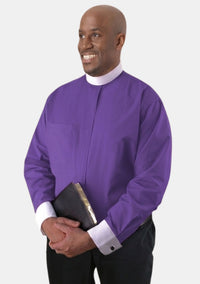 Bishop Purple Full Collar eClergy's Shirts