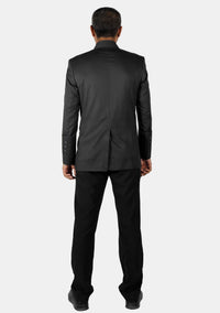 Black Double Breasted Clerical Frock Coat