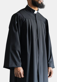 Samson Geneva Pulpit Robe for Men Black