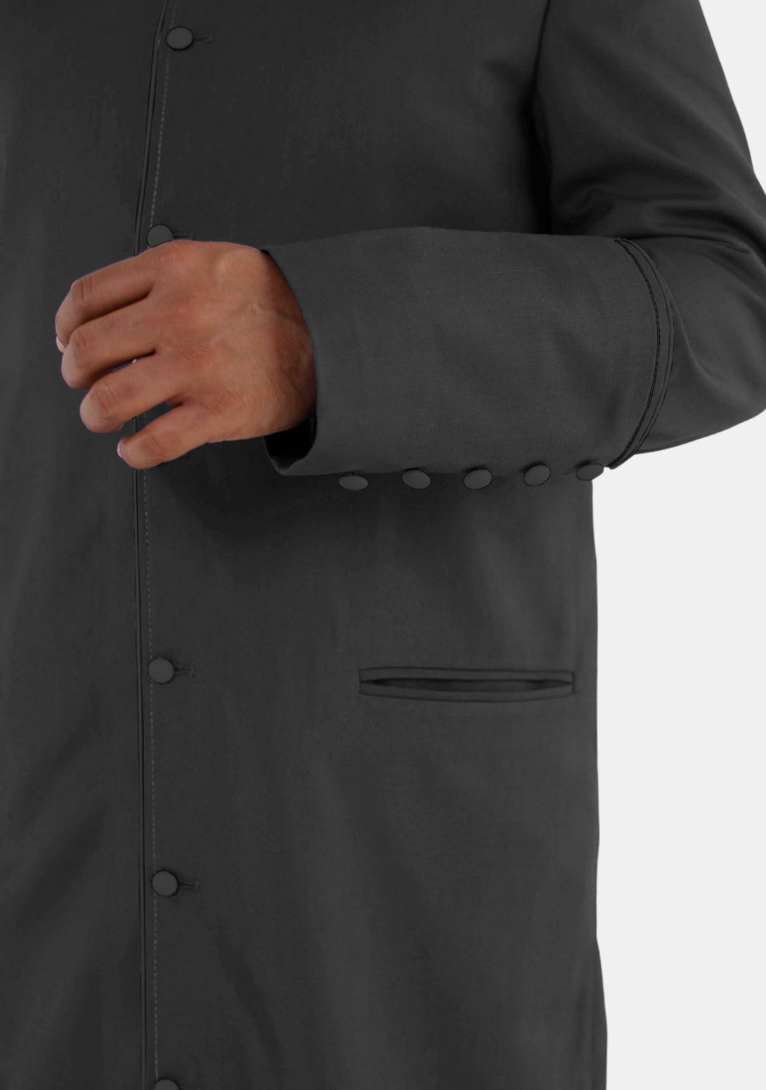 Comfortable Black Cleric Robe for Serving in Style – eClergys
