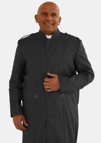 Dishan Clergy Robe for Men Black