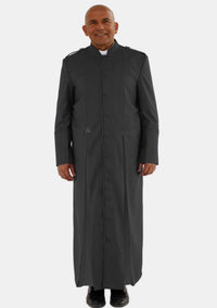 Dishan Clergy Robe for Men Black