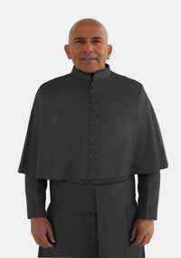 Ethan Cassock for Men Black with Shoulder Cape
