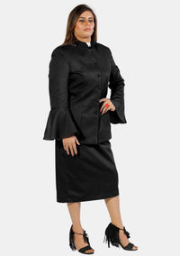 eClergy's Suit Flared Sleeve Black
