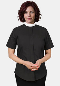 Female Neckband Clergy Shirts