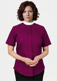 Female Neckband Clergy Shirts