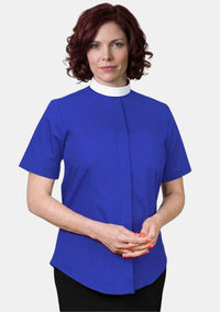 Female Neckband Clergy Shirts