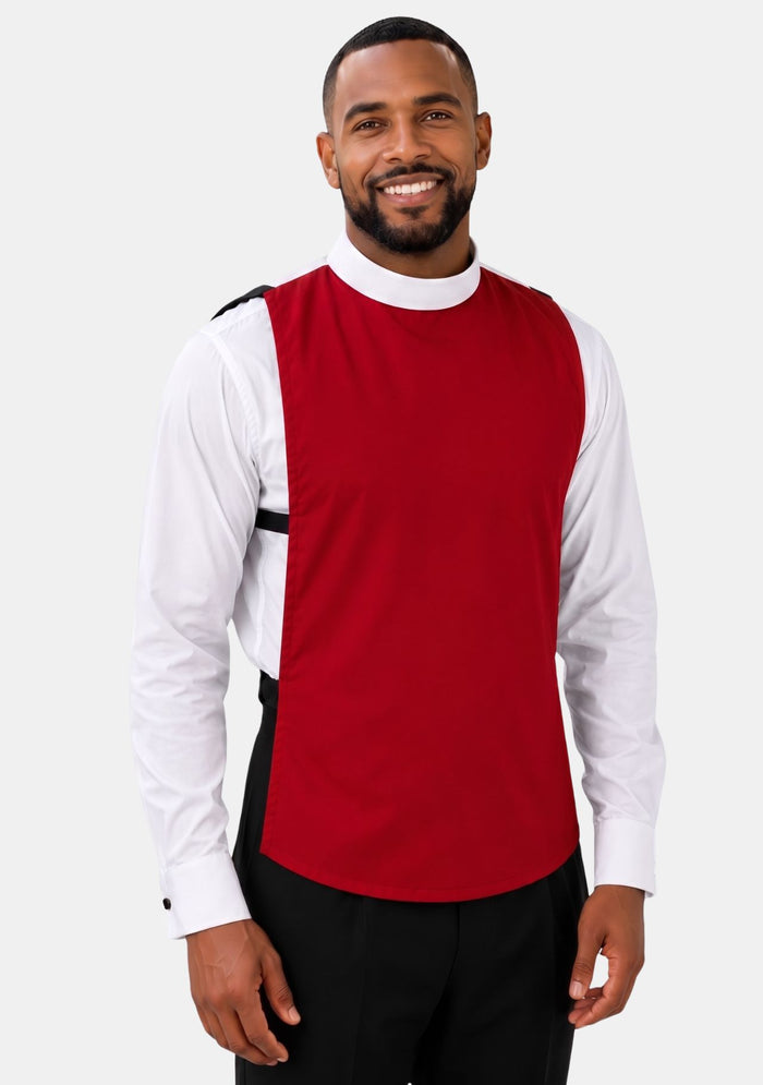 Full Collar Clergy Shirt Front for Men in Liturgical Color Collection