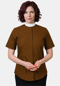 Full Collar Ladies Clergy Shirts
