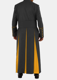 Hadad Black with Gold eClergys Robe