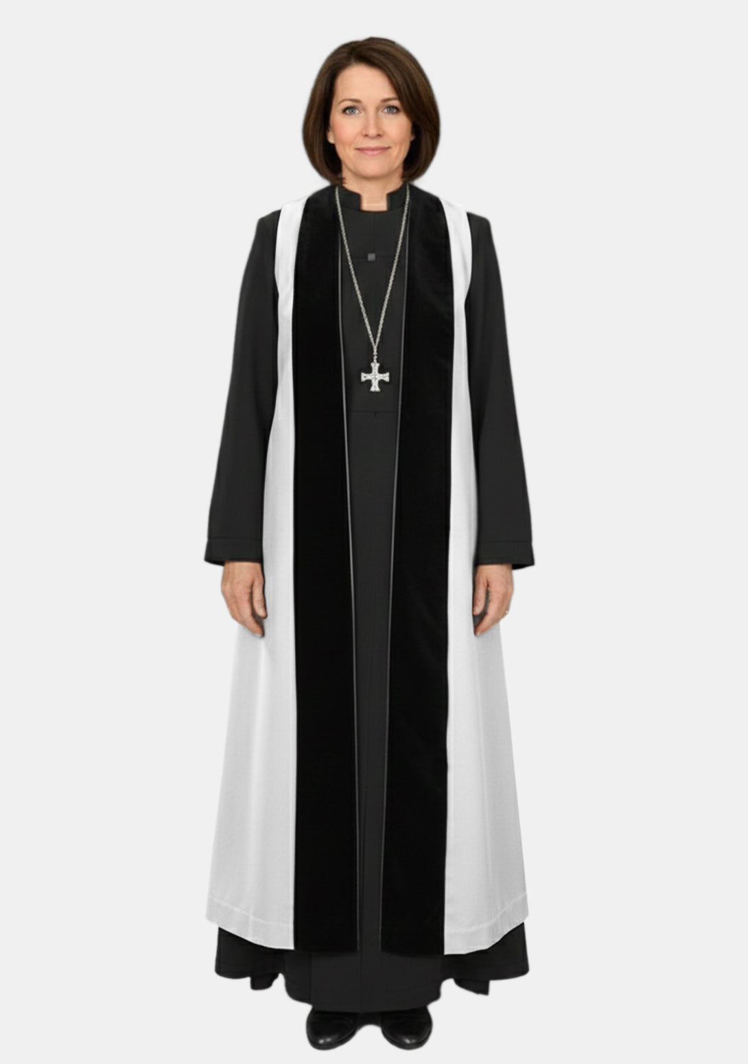 Chimere Rice Verger Chimere for Female with Velvet Trim | eClergys™