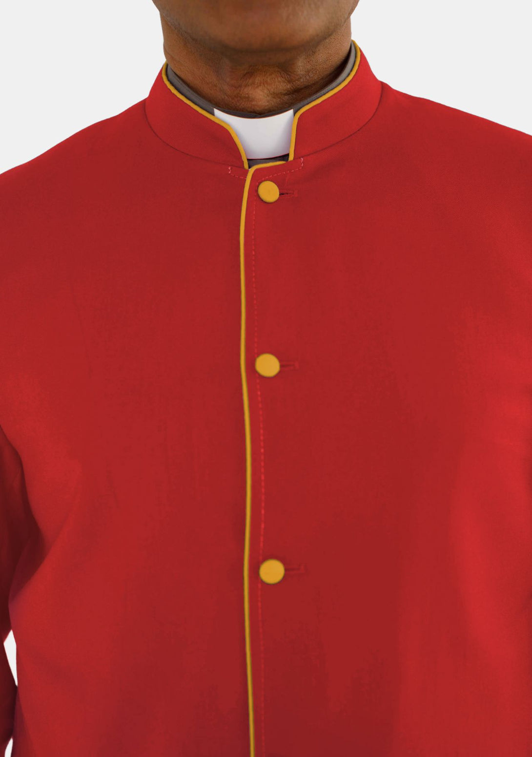 Red With Gold Contrast Robe For Cardinals – eClergys