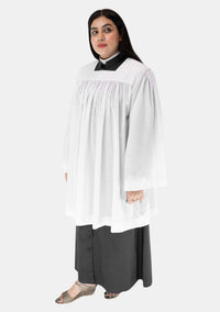 Square Neck Women Clergy Surplice