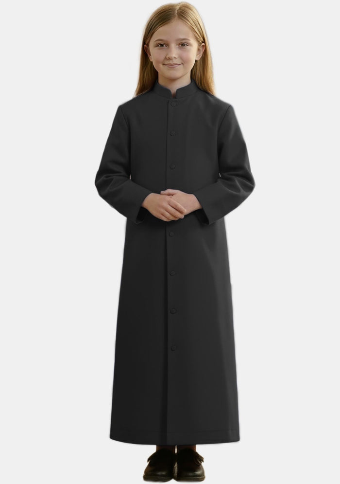 Lucy Black Altar Assistant Cassock for Girls