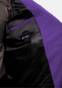 Men Clergy Long Vest Roman Purple