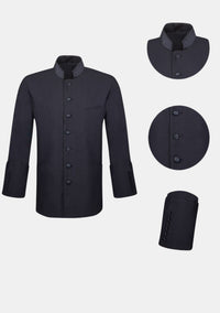 Issacs Blessing Black Clergy Jacket