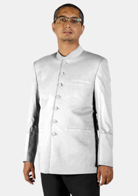 Abraham Legacy Minister Jacket in White for Men