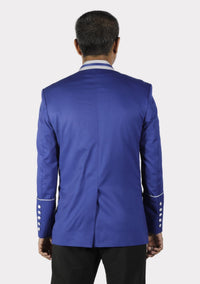 Royal Blue with White Trimmed eClergy's Jacket