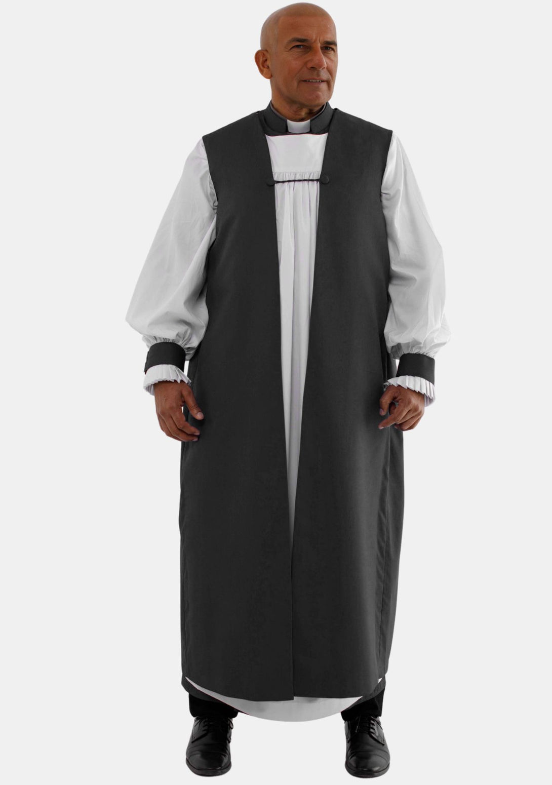 Anglican Black Cuffs Rochet with Velcro Closures – eClergys