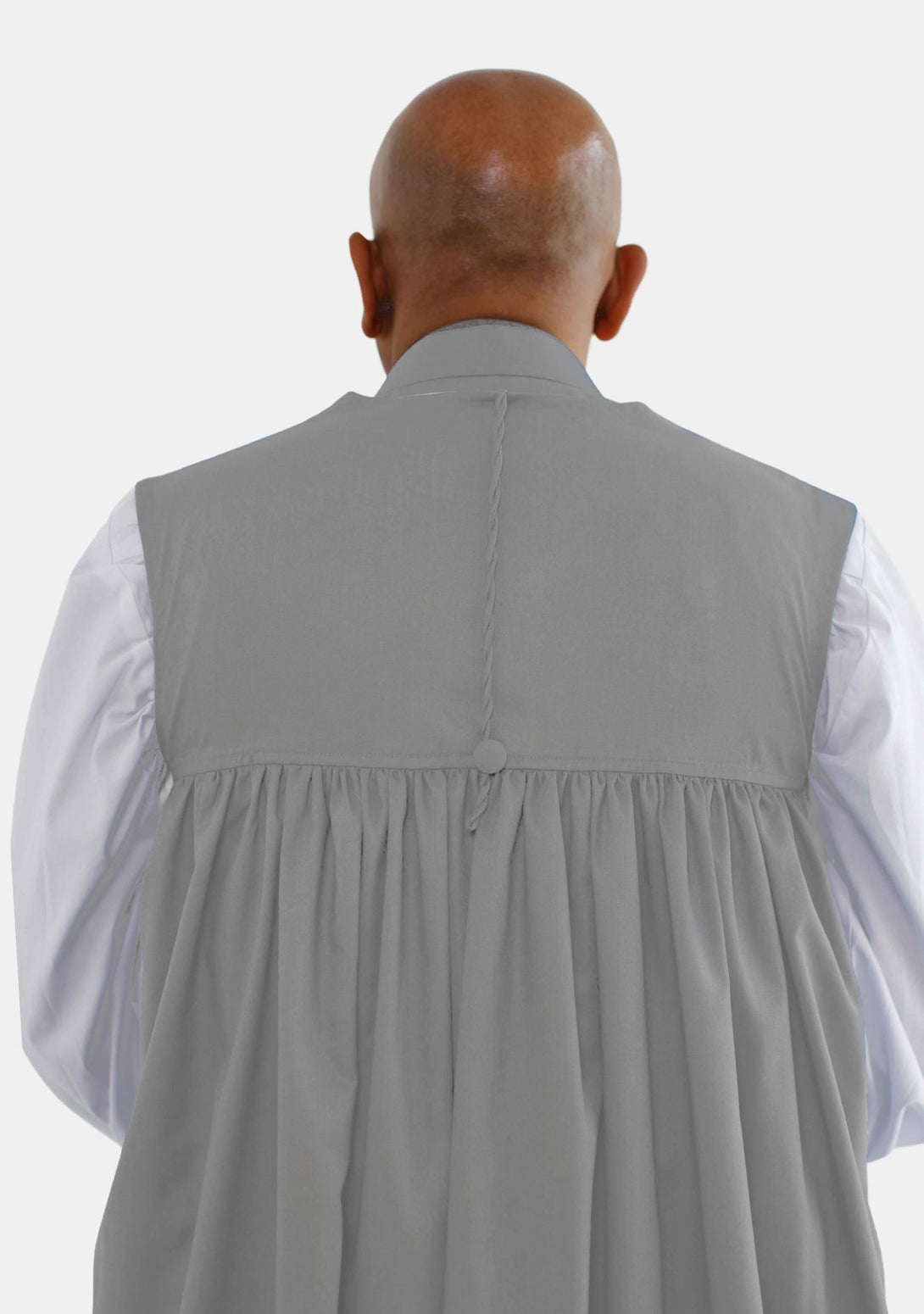 Grey Men's Chimere and Rochet Set with Soft Tropical Fabric – eClergys