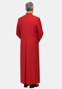 Percy Clergy Robe for Men Red and Gold