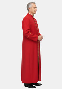 Percy Clergy Robe for Men Red and Gold