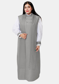 3 Stripe Grey Women Clergy Chimere