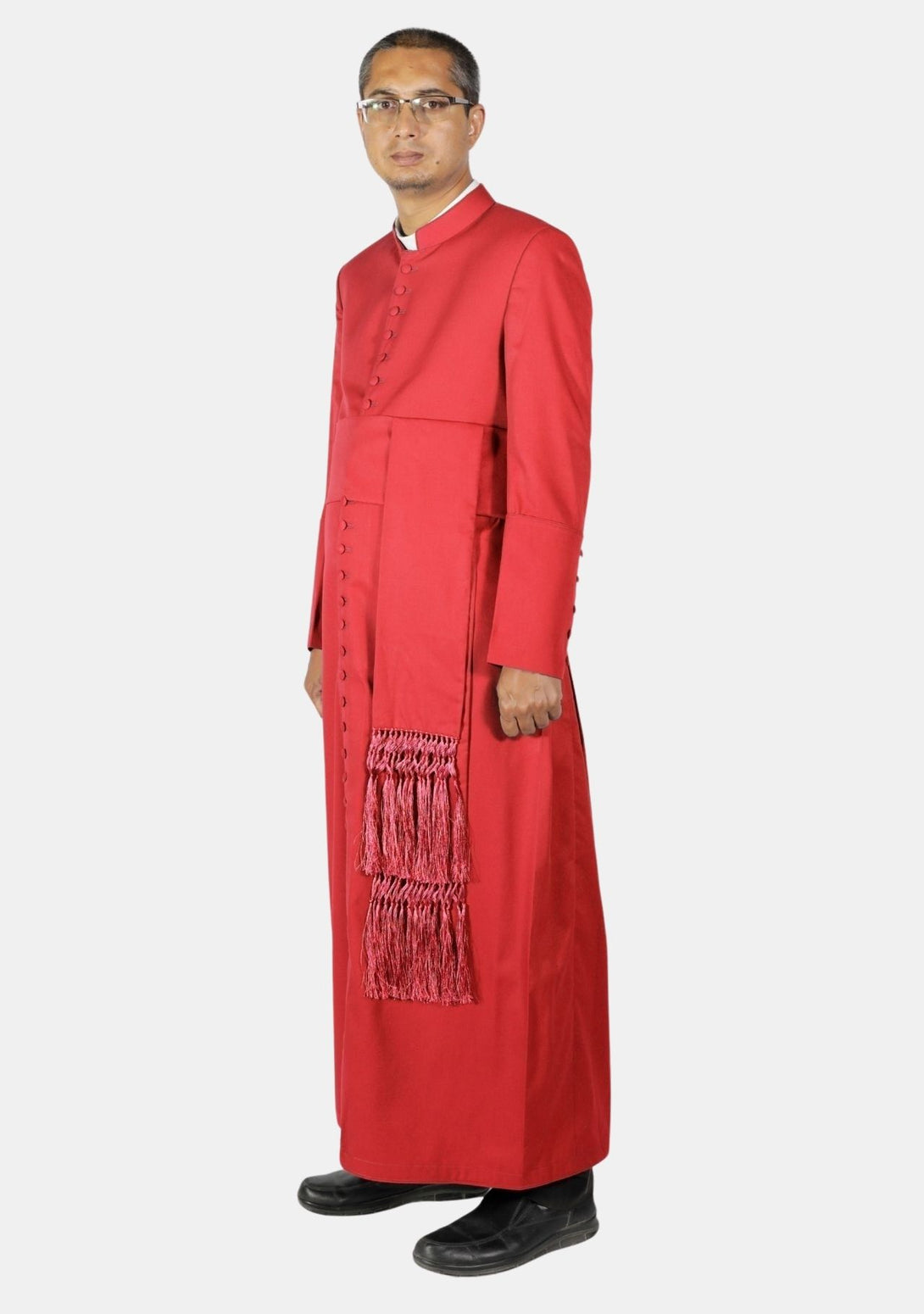 Men's Red Chimere and Rochet Set for Cardinals with Button and Loop ...