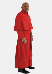 Jared Cassock for Men Red with Shoulder Cape