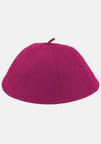 Red Purple Zucchetto Cap