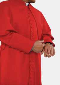 Gideon Cassock for Men Red with Shoulder Cape