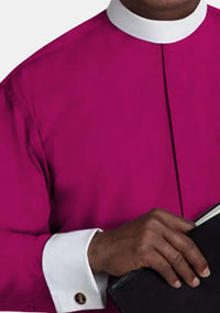 Bishop Purple Full Collar eClergy's Shirts