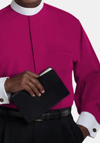 Bishop Purple Full Collar eClergy's Shirts