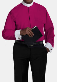 Bishop Purple Full Collar eClergy's Shirts