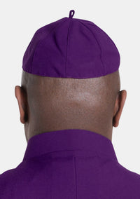 Roman Purple Zucchetto Cap