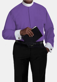 Bishop Purple Full Collar eClergy's Shirts