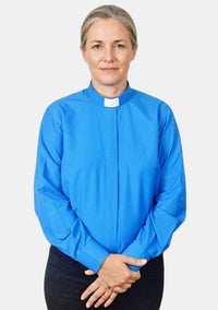 Royal Blue Women's Clergy Shirt