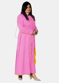 Pink with Gold Women's Cassock