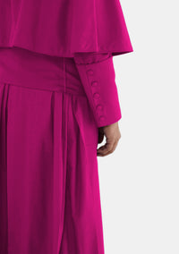 Samuel Cassock for Men Purple with Shoulder Cape