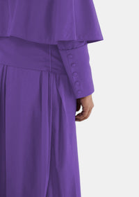 Samuel Cassock for Men Purple with Shoulder Cape