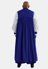 Timothy 33 Button Clergy Chimere for Men Royal Blue