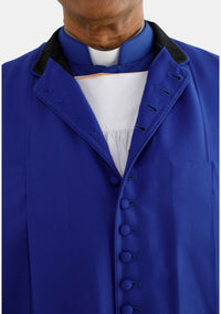 Timothy 33 Button Clergy Chimere for Men Royal Blue
